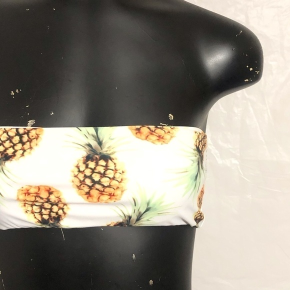 Zaful Two Piece Pineapple Print Swimsuit - Picture 2 of 6